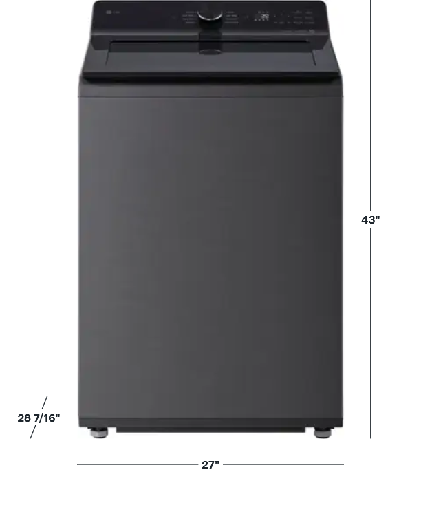 LG WT8200CL 5.0 cu. ft. Top Load Washer — image 2